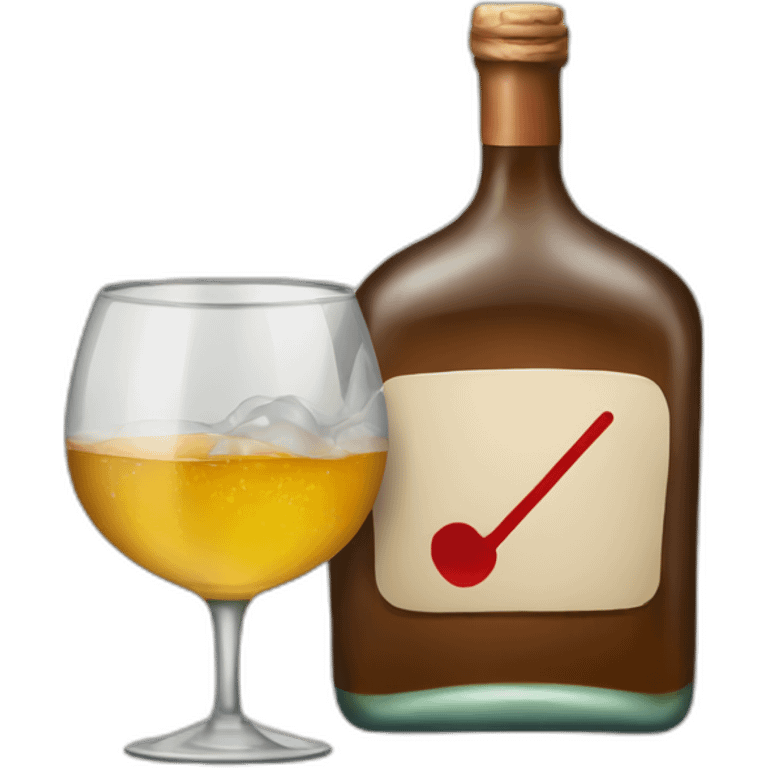 Alcohol Prohibited sign emoji