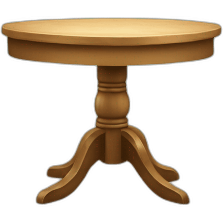 Table et chaise emoji