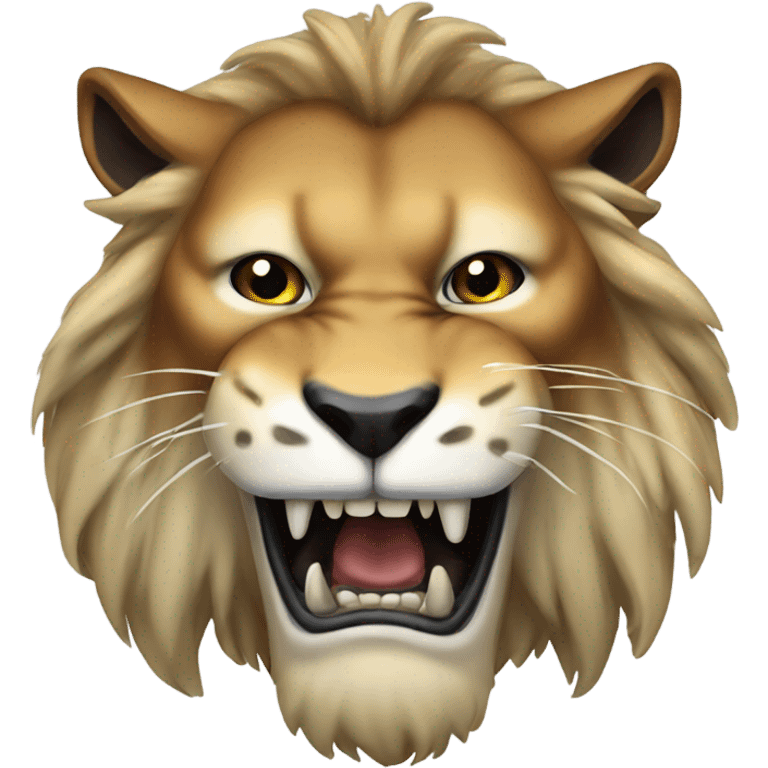 Smilodon with long fangs  emoji