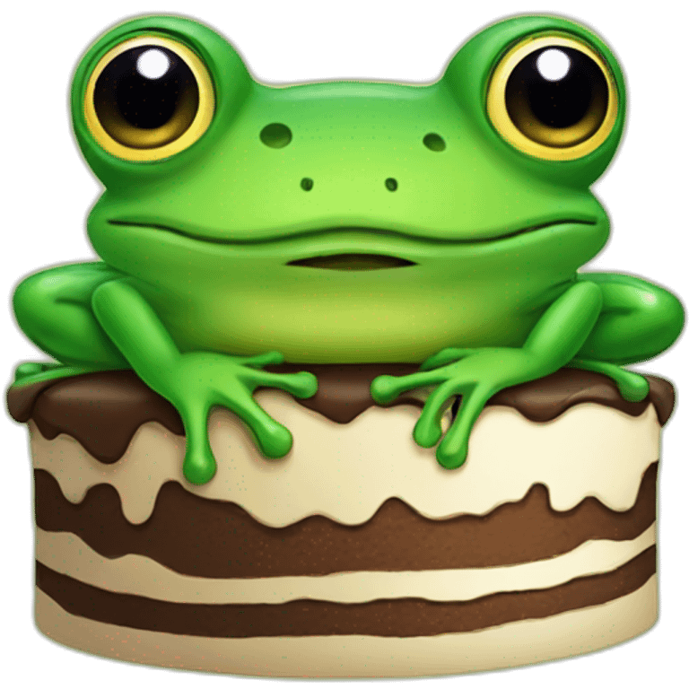 Frog-birthday emoji