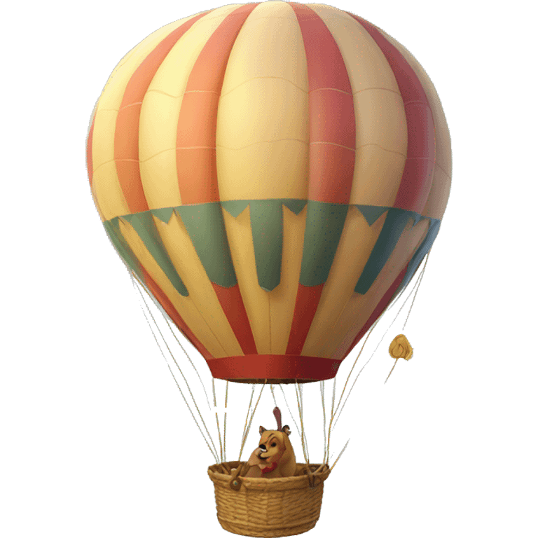 hot air balloon emoji