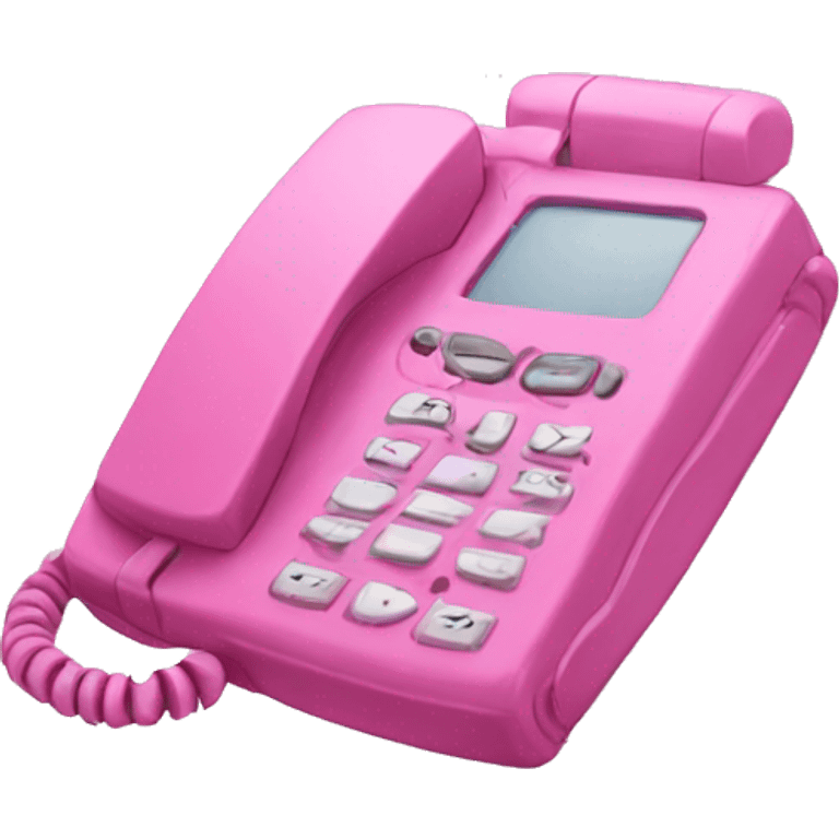 pink flip phone emoji