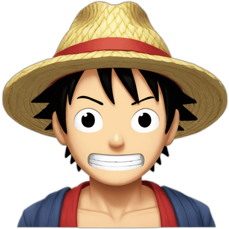 Luffy from one piece emoji