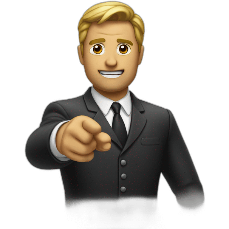 boss pointing at you emoji