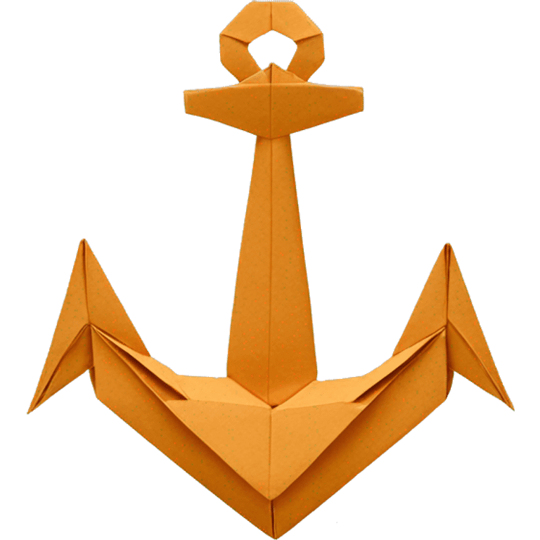 origami anchor emoji