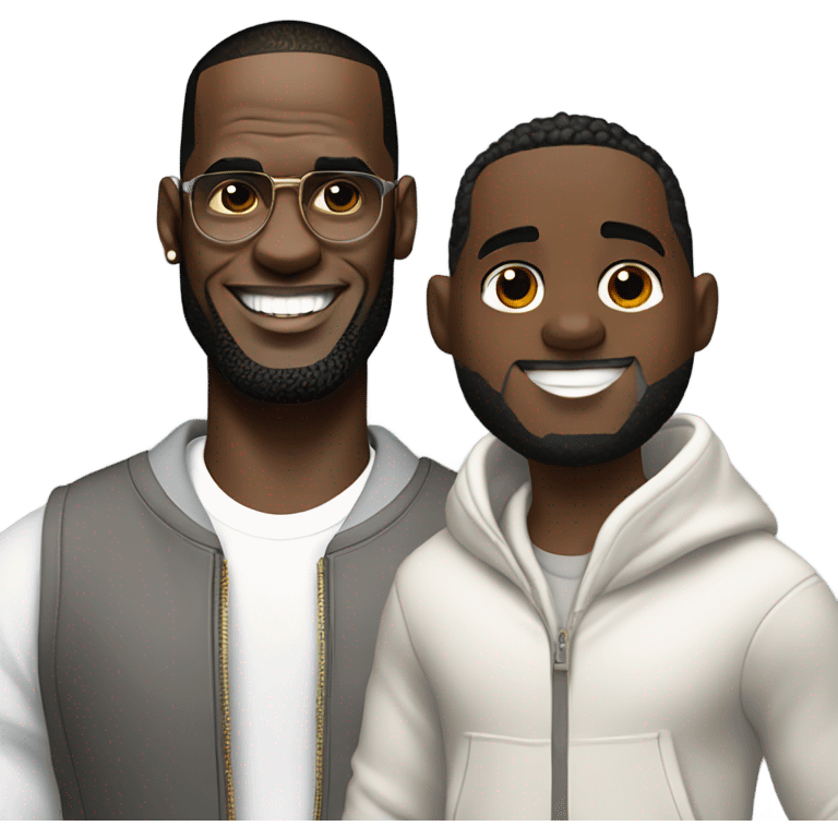 LeBron and p daddy emoji