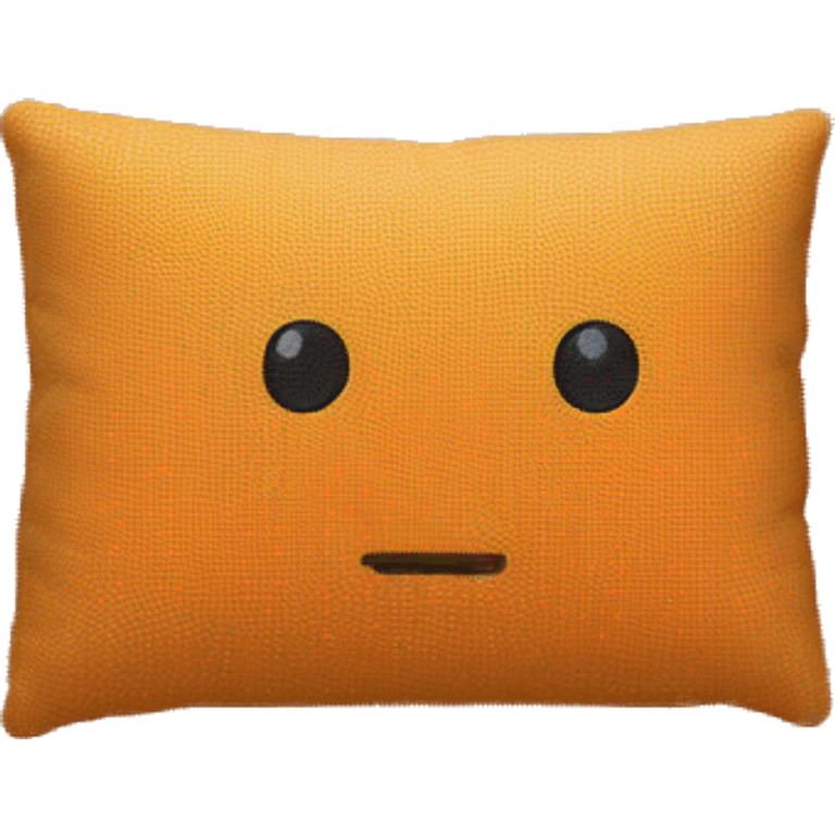 orange pillow emoji