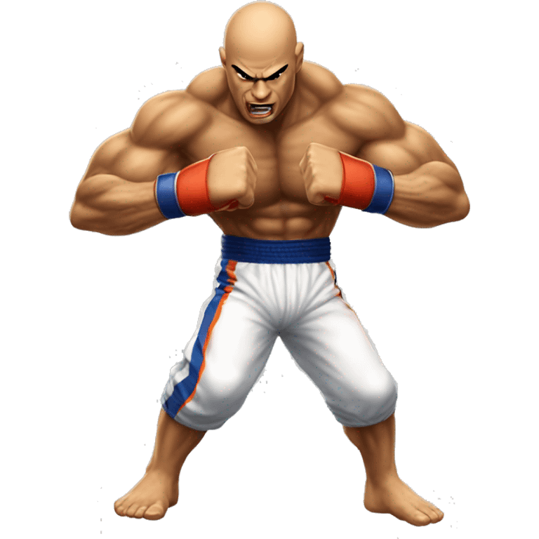 sagat street uppercut emoji