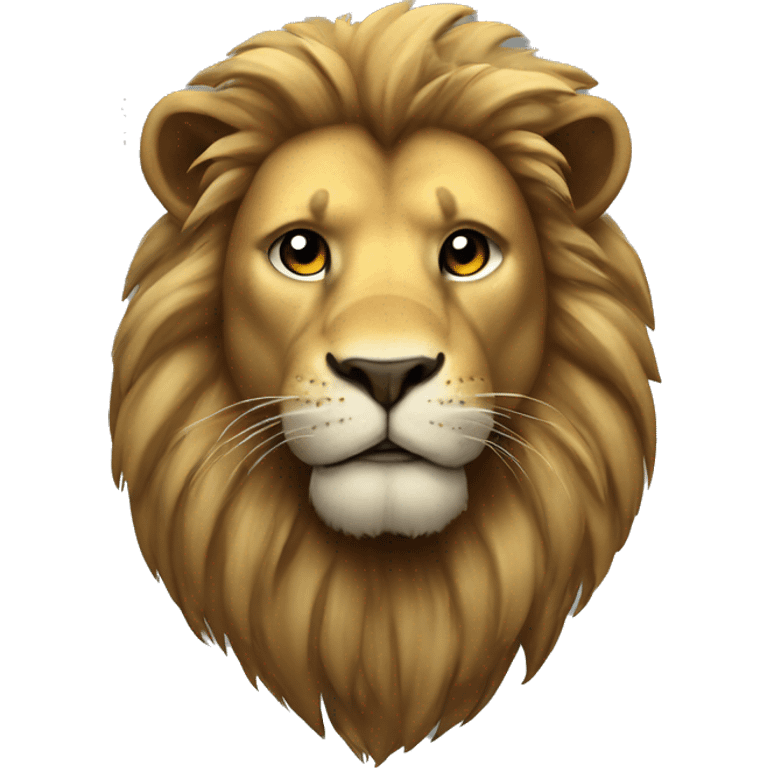 lion on headpho emoji