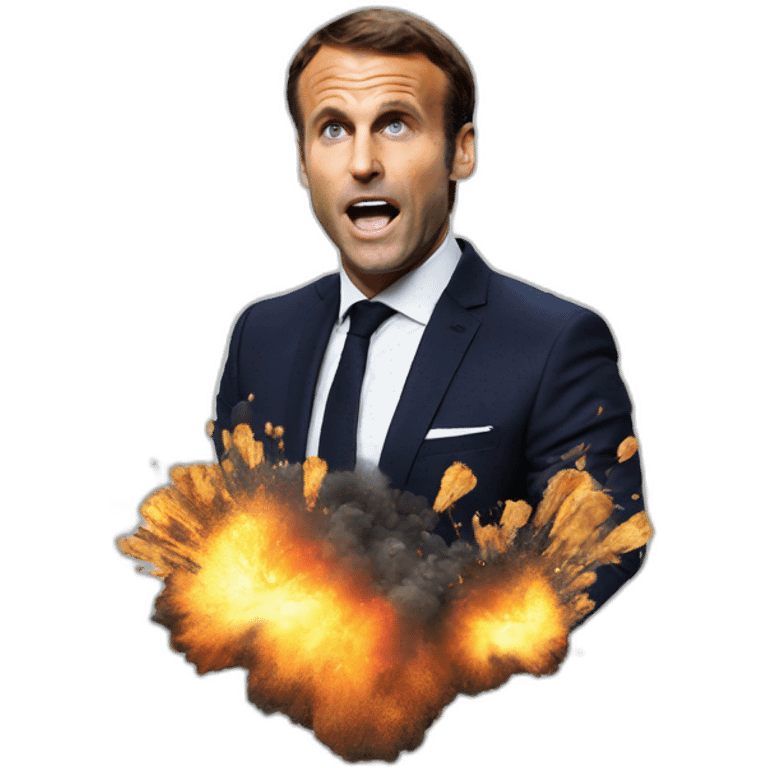 macron explosion emoji