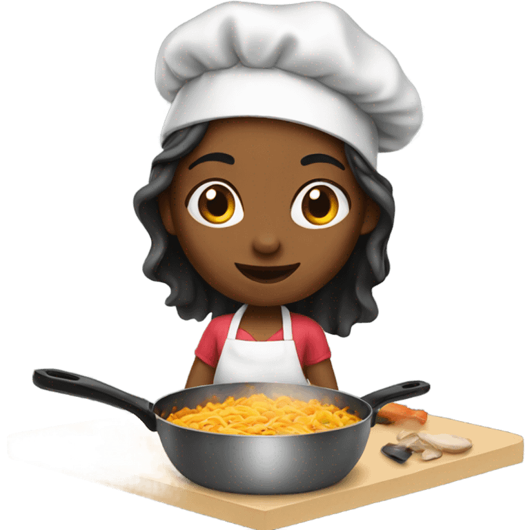 Girl cooking  emoji