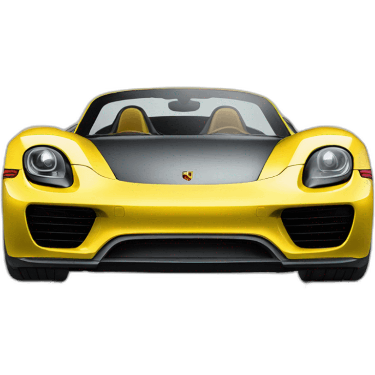 Porsche 918 spider de profil emoji