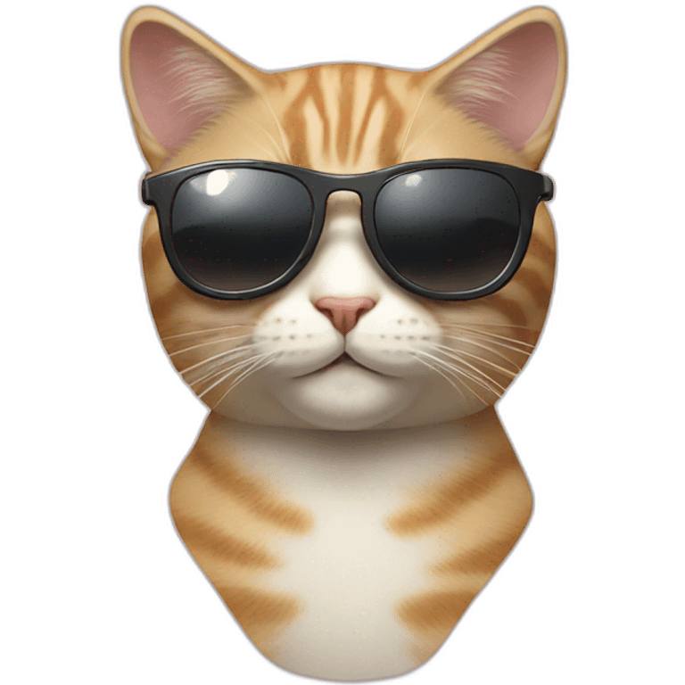 Cat whith sun glasses emoji