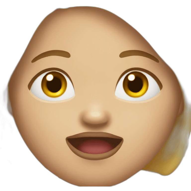 Obesely-Chubby-Woman-with-mouth-open emoji