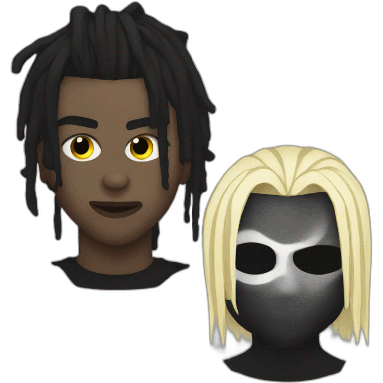 Scarlxrd and ghostemane  emoji