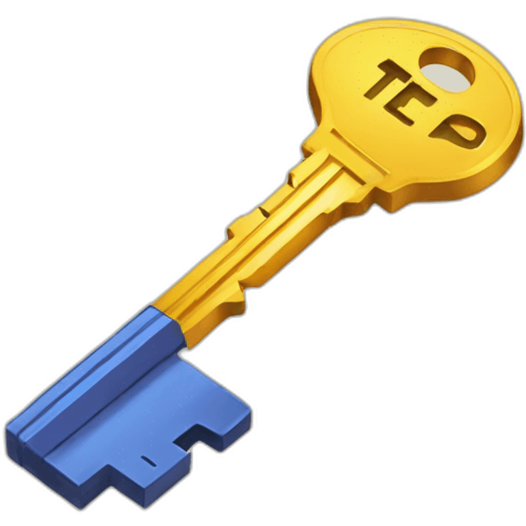 Digital key emoji