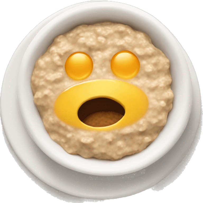 Oatmeal breakfast emoji