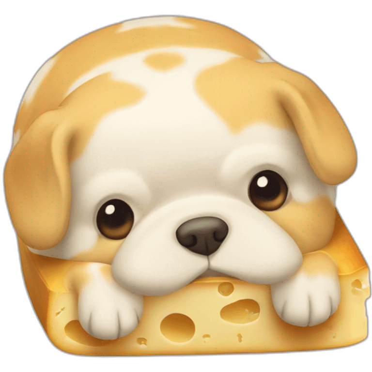 chaussons fromage chien emoji