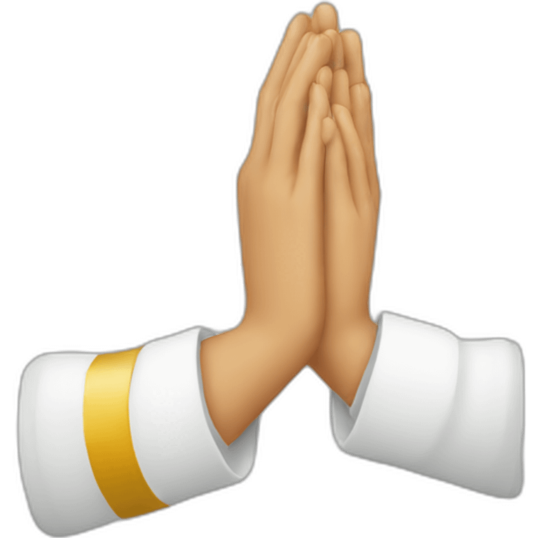 a pray logo  emoji