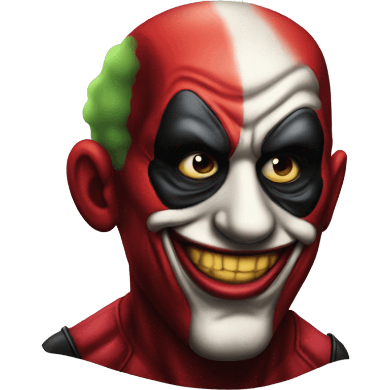 Deadpool clown emoji