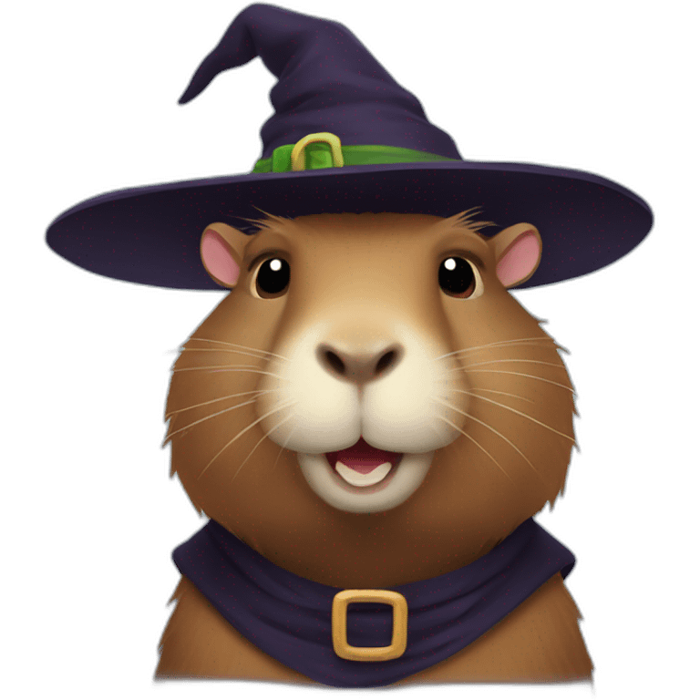 witch capybara emoji