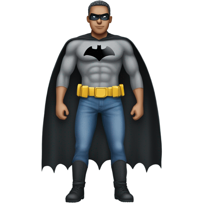 Batman wearing blue baggy jeans  emoji