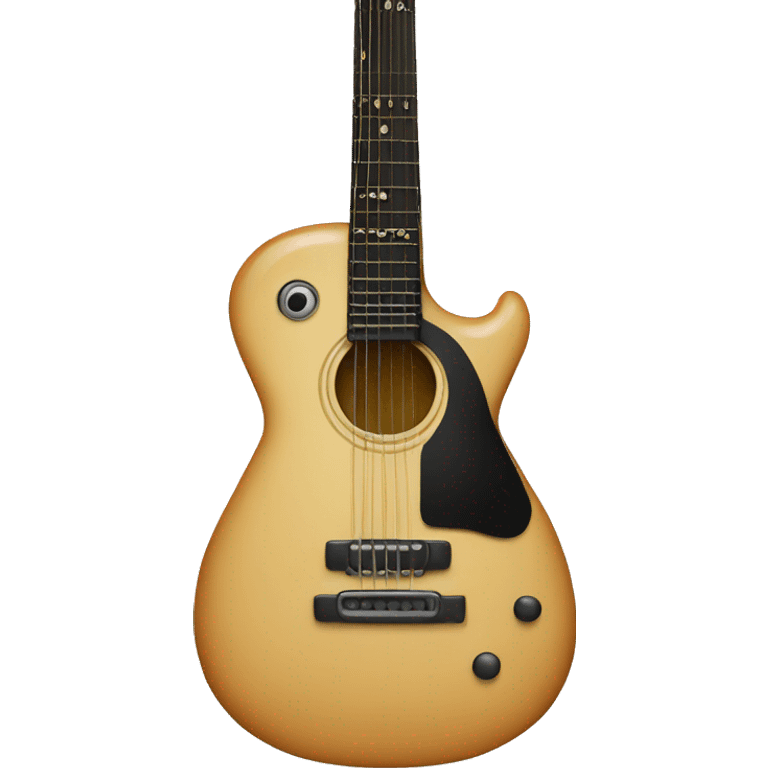 Guitar with fingers emoji