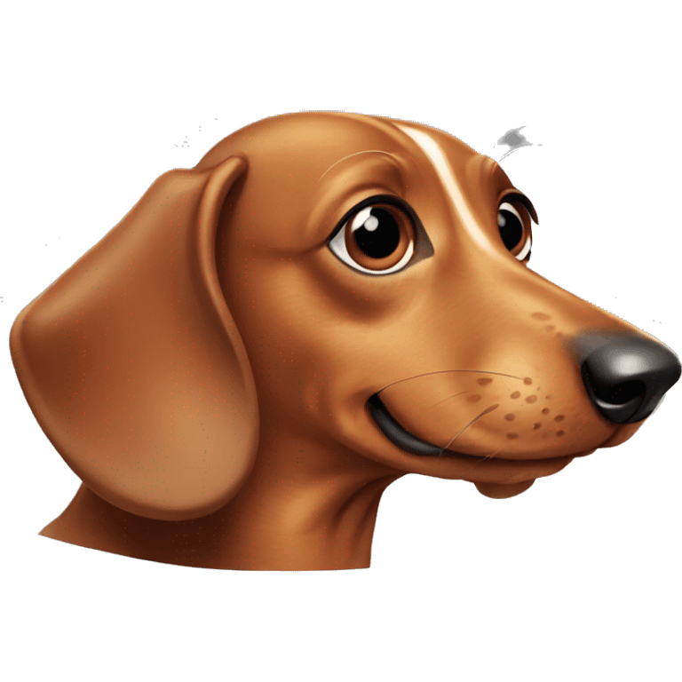 Weiner dog emoji