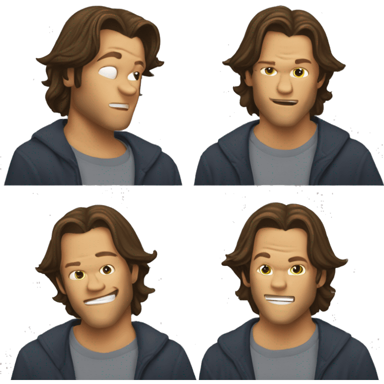 Jared padalecki shrugging 2005 emoji