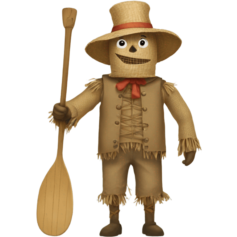 Paddle Scarecrow emoji