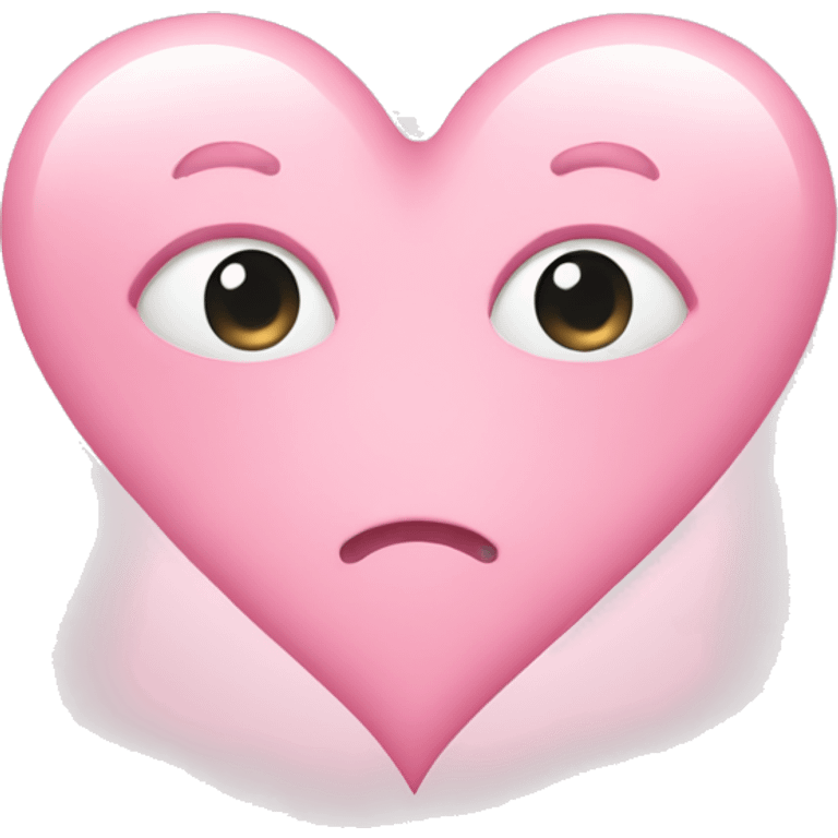 pastel pink heart emoji emoji