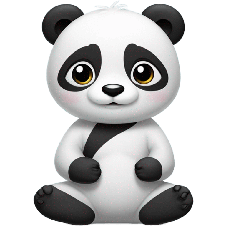 Yoga panda emoji