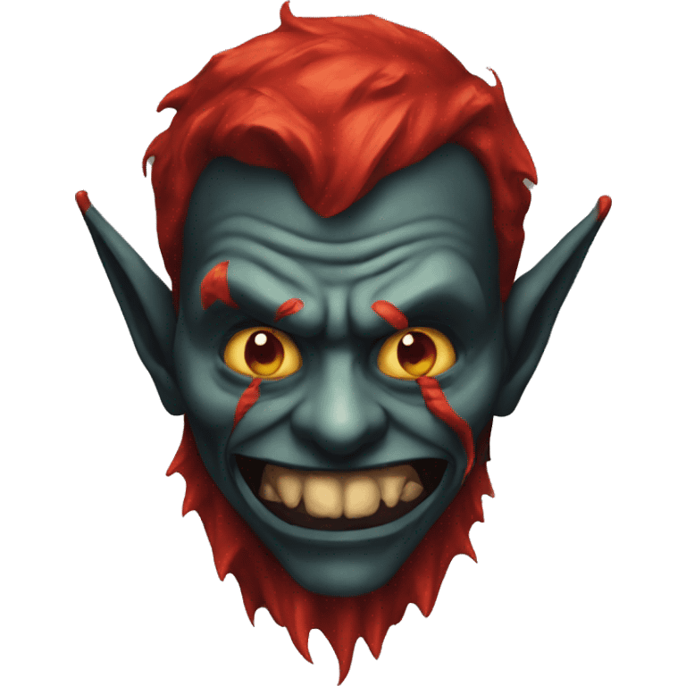 Devil red goblin emoji