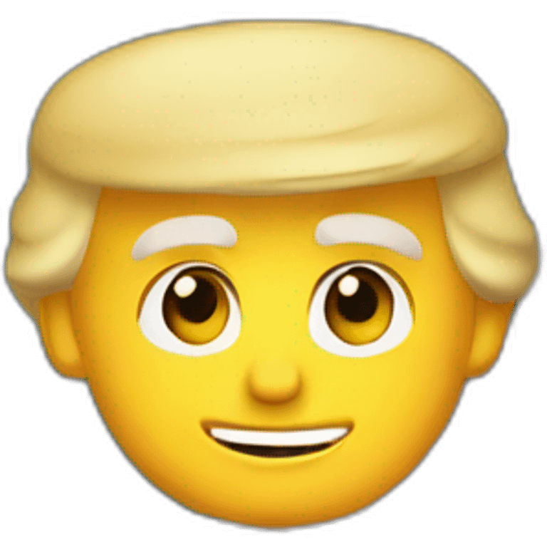 Trump on the Great Wall emoji