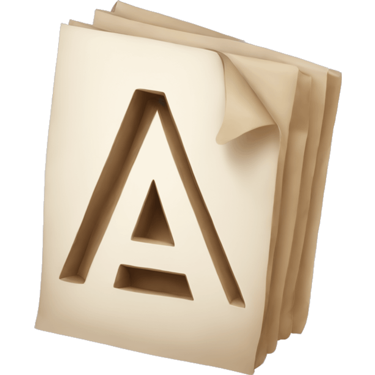 A Letter A emoji