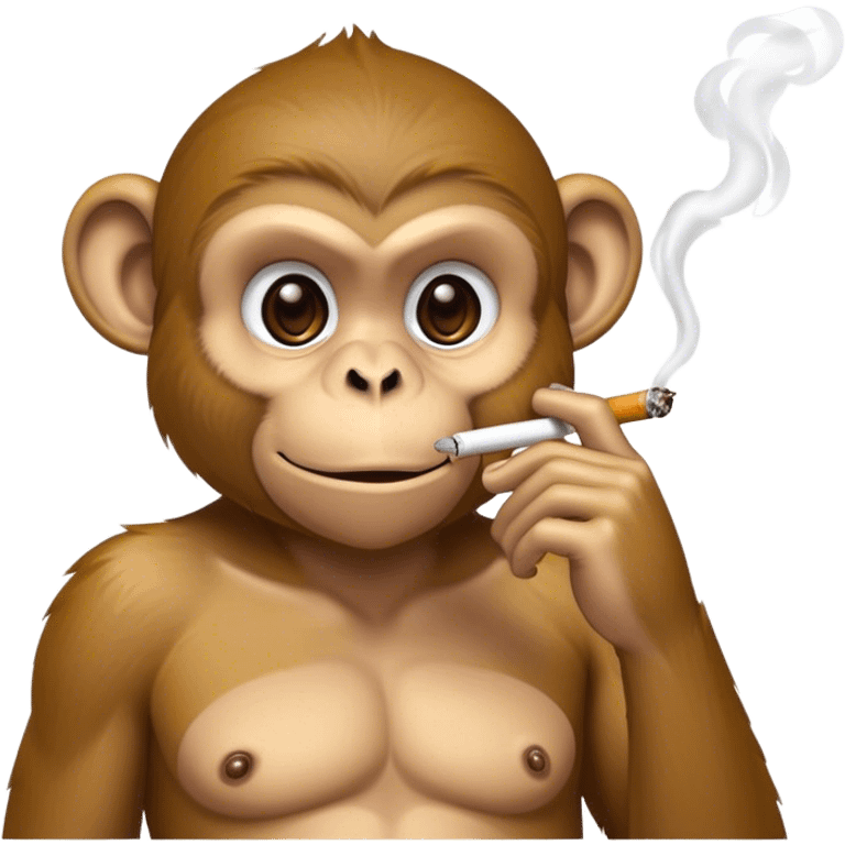 Singe qui fume  emoji