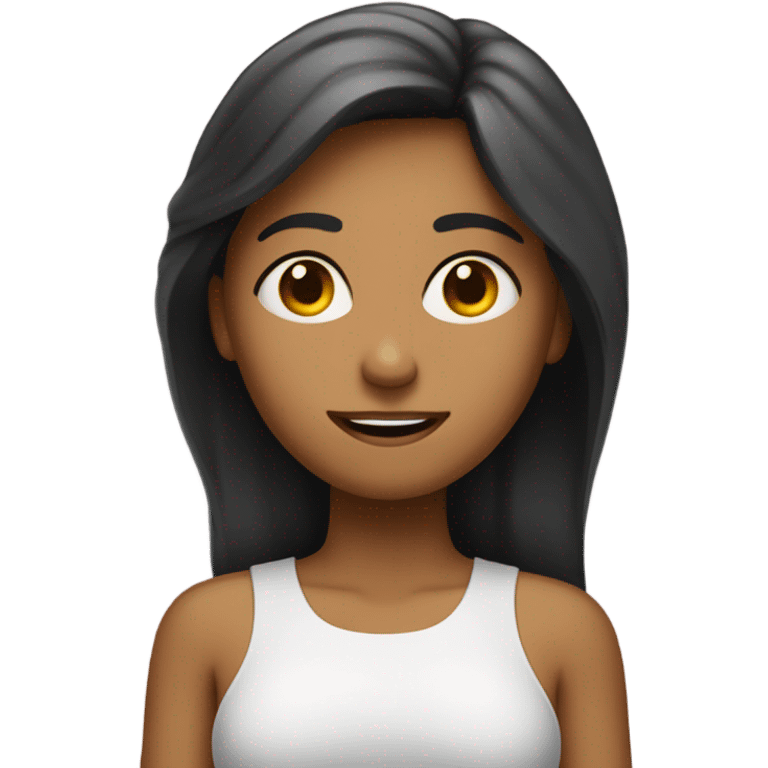 Una chica con cólicos menstruales  emoji