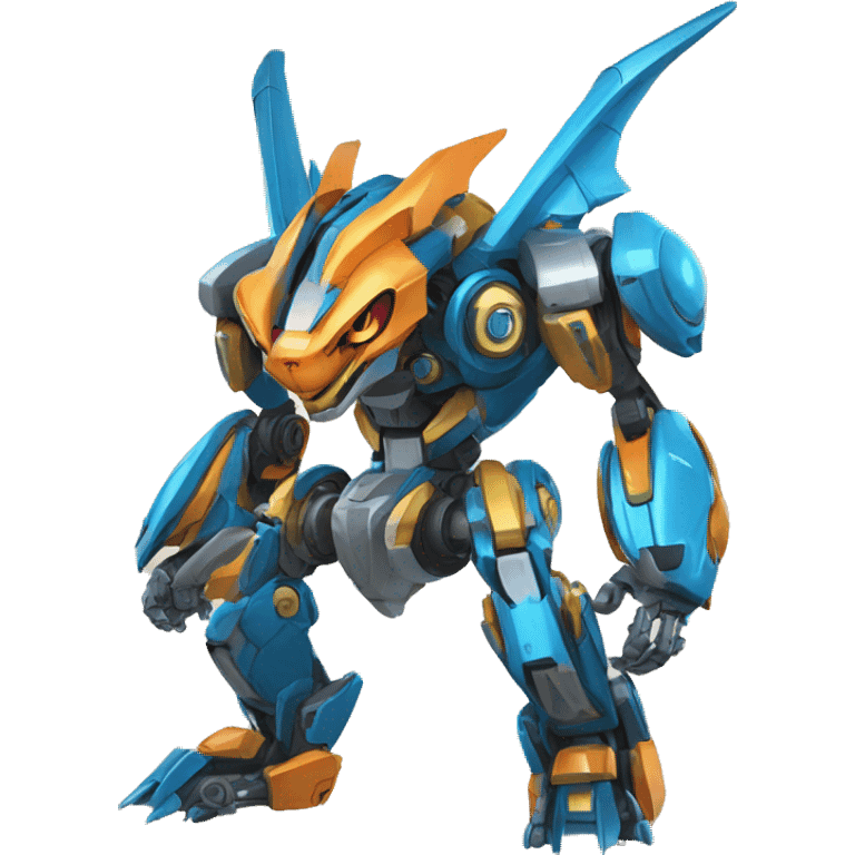 Futuristic Mechanical Medabot-Charizard-Mecha emoji