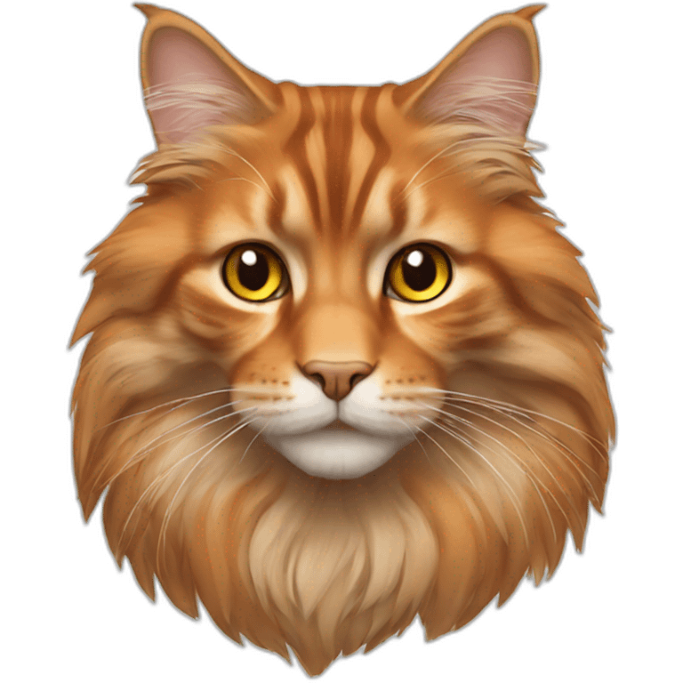 orange main coon emoji