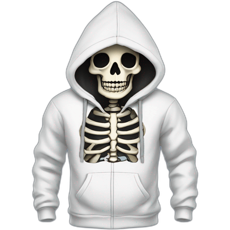 skeleton hoodie emoji