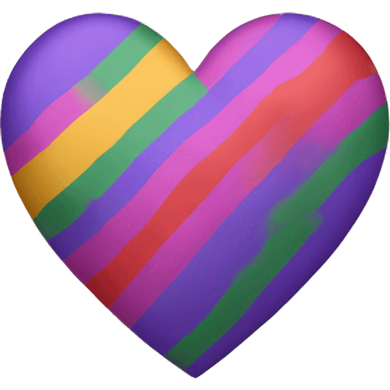 Lesbian pride flag heart  emoji