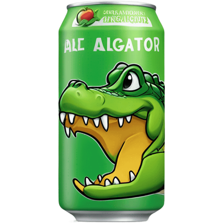 Apple Alligator Energy Drink can emoji