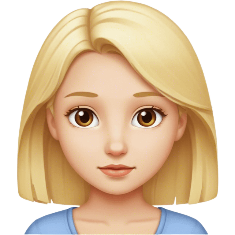 blonde girl emoji