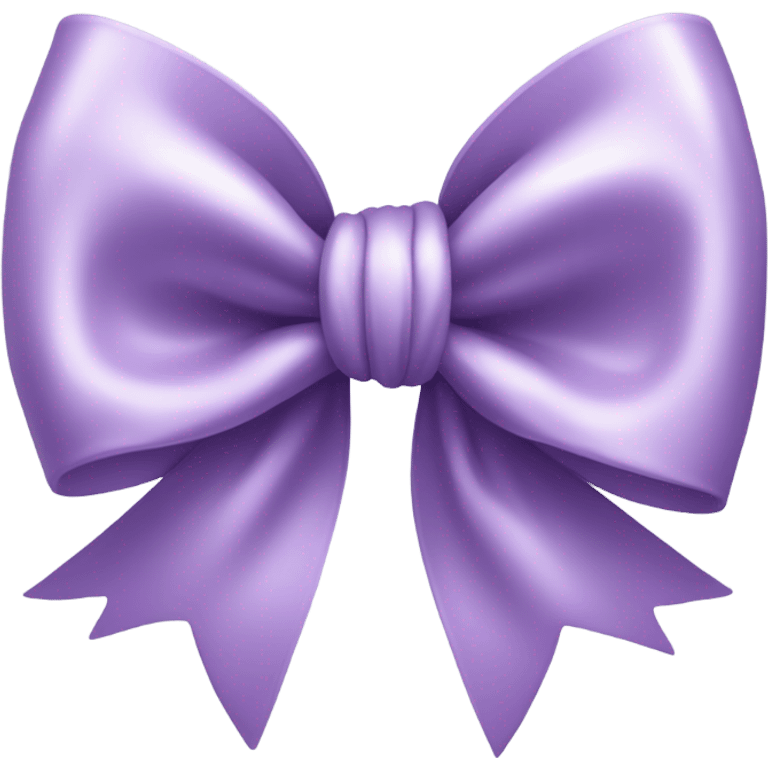 Light purple bow emoji