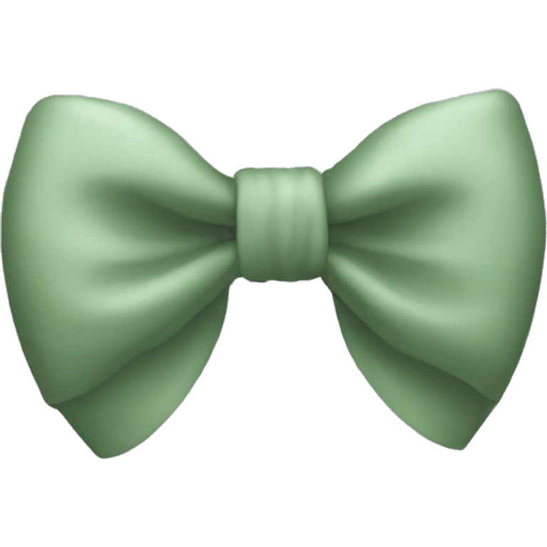 sage green bow emoji