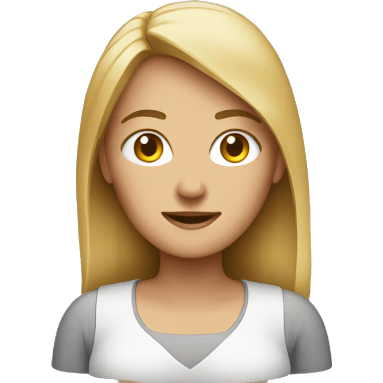 women with desktop emoji