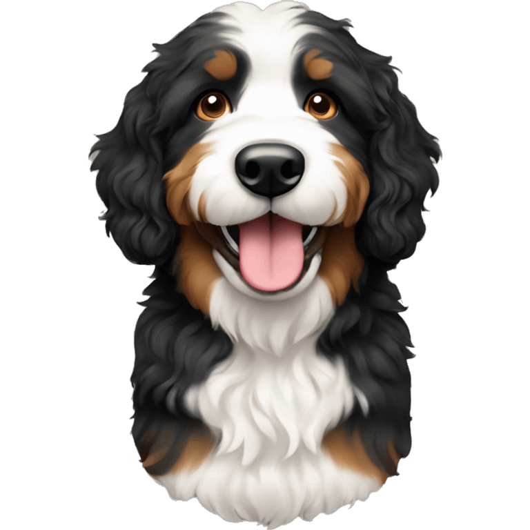 Bernedoodle  emoji