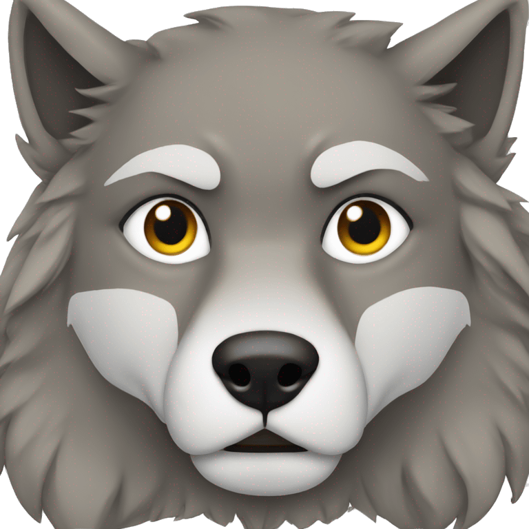 Wolf bad emoji