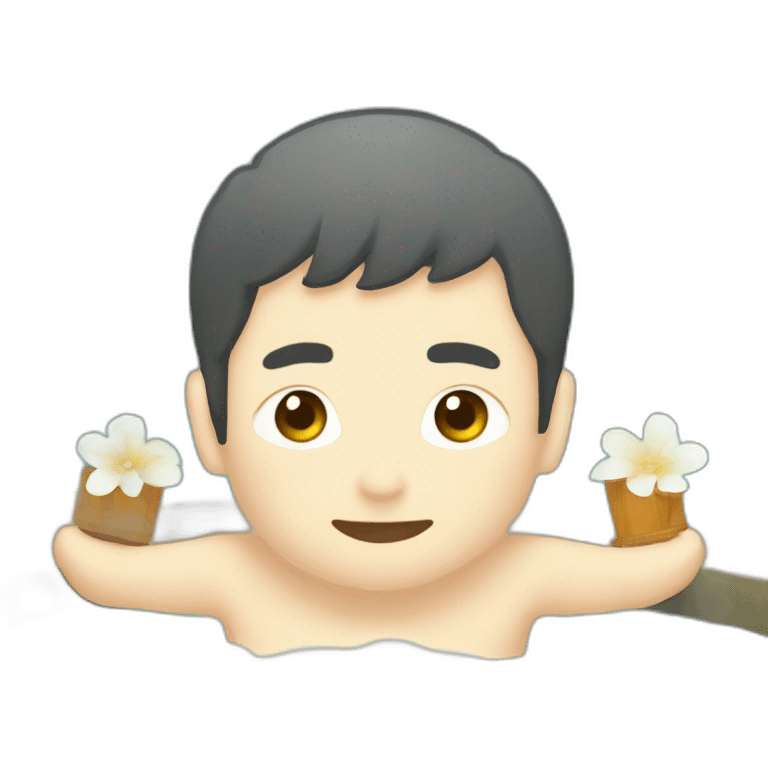 spring onsen MONOQLO emoji