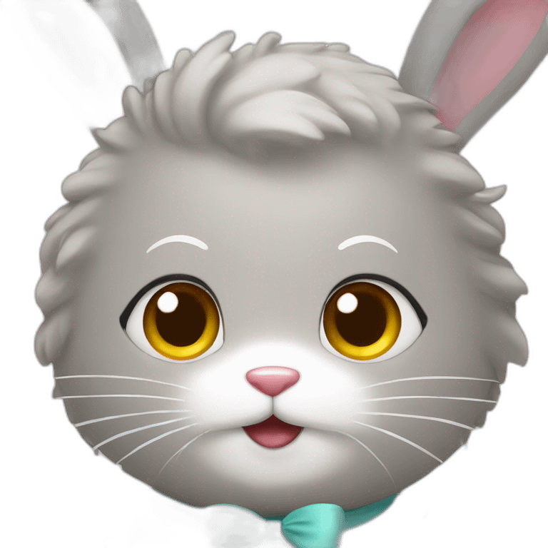 Cute Easter bunny emoji